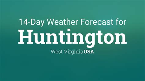 Air Quality Fair. . Huntington west virginia weather forecast